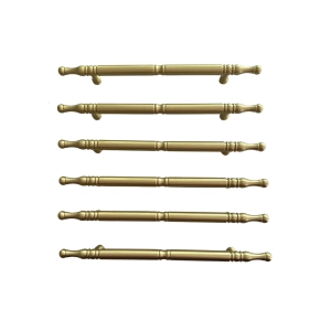 Złote, eleganckie mosiężne uchwyty/ kuchnia,łazienka- Molto