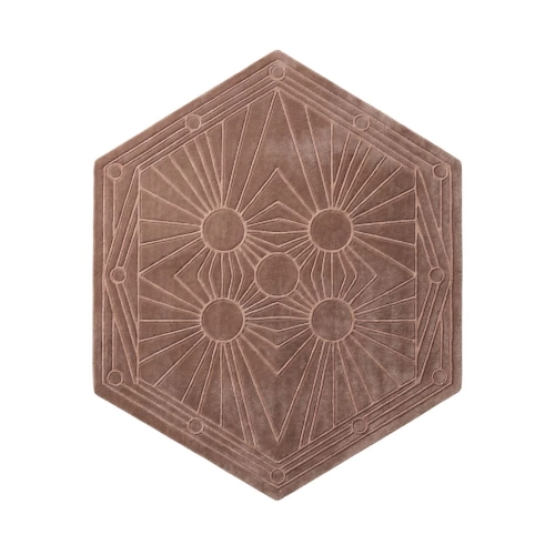 Design by Ornali- Dywan z geometrycznym wzorem/ nietypowy kształt- Lageo I