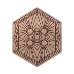 Design by Ornali- Dywan z wełny z geometrycznym wzorem/ nietypowy kształt- Lageo II