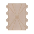Autorski design Ornali- Wełniany dywan z falowanymi brzegami- oryginalny design- Faello I