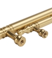 Złote, eleganckie mosiężne uchwyty/ kuchnia,łazienka- Molto