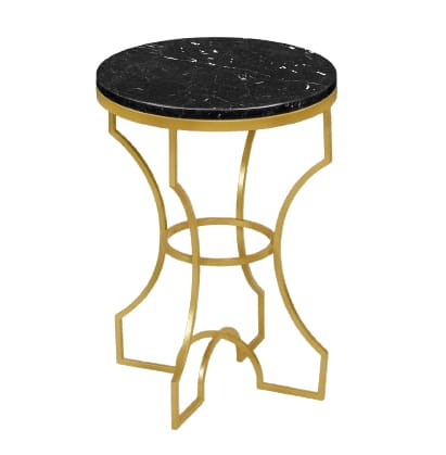 Oryginalny stolik kawowy/czarny marmur- Obella Nero Marquina